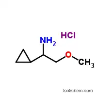 Molecular Structure of 1095431-18-7 (1-cyclopropyl-2-methoxyethanamine hydrochloride)